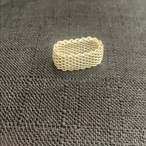 Tiffany and Co mesh ring